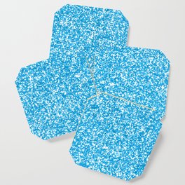Blue Glitter Coaster