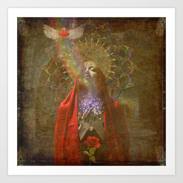 Priestess - Mary Magdalene Art Print