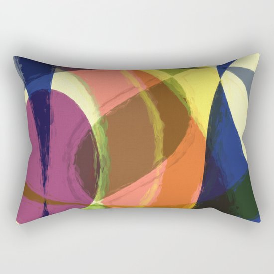 Abstract #465 Rectangular Pillow