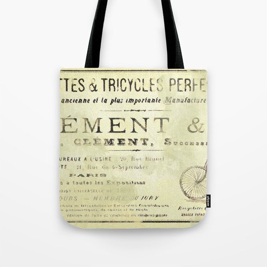 Bicyclette Tote Bag