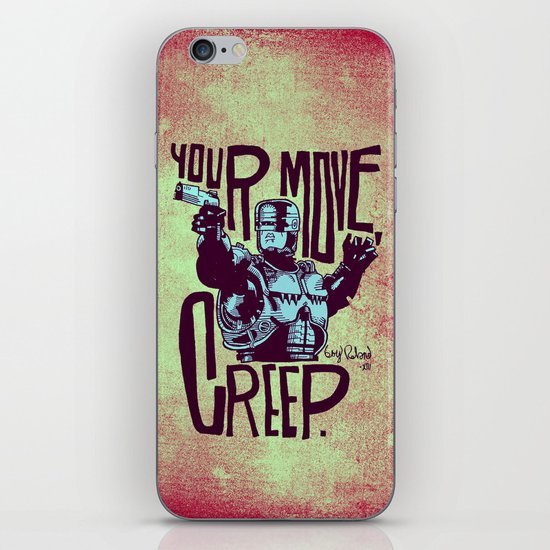 Your move, creep. // ROBOCOP iPhone & iPod Skin