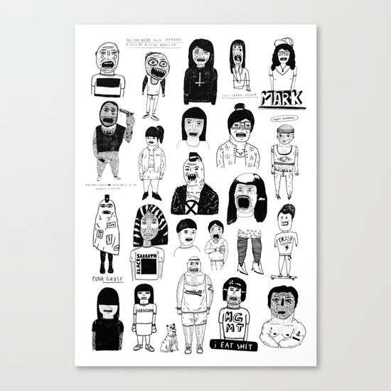 PEEPZ Canvas Print