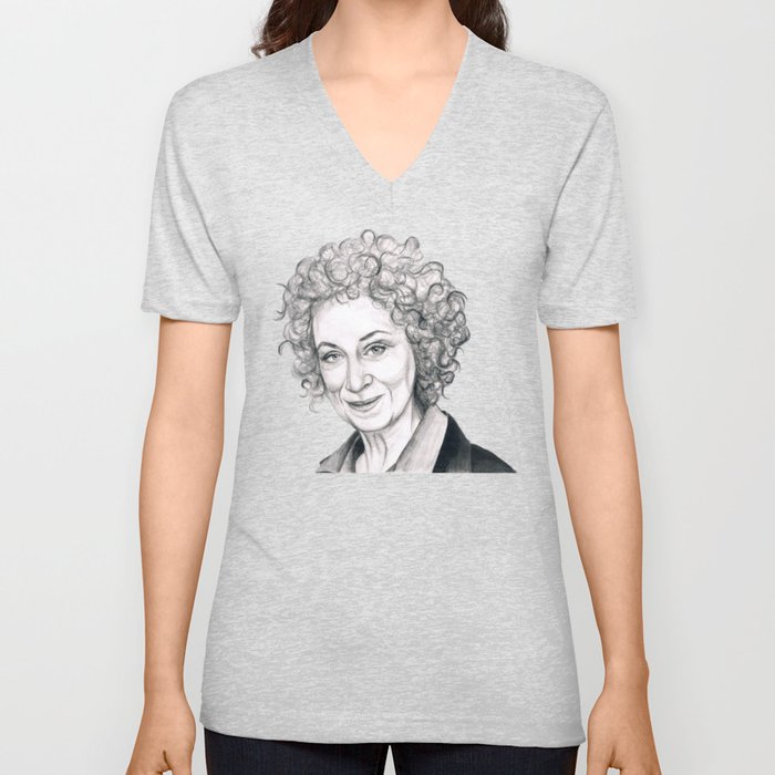 Margaret Atwood V Neck T Shirt