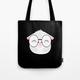 Cat With Glasses Kitten Cute Tote Bag