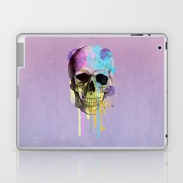 purple skull dripping  Laptop Skin