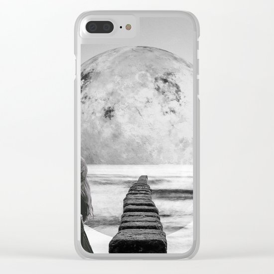 Strange Trip Clear iPhone Case
