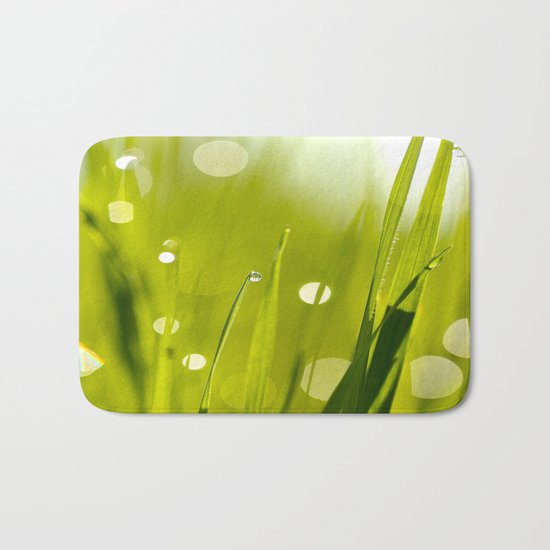Wonderful Morning Dew Bath Mat