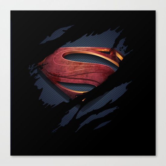 Man of Steel Canvas Print