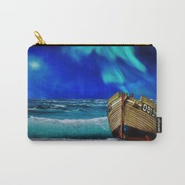 Night - Misquamicut Beach '88, Rhode Island Landscape Painting by Jeanpaul Ferro Carry-All Pouch