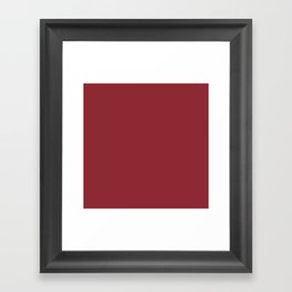 Red Port Framed Art Print