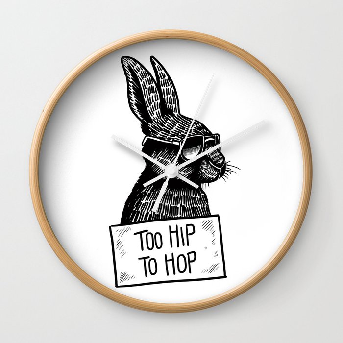 Too Hip To Hop Wall Clock