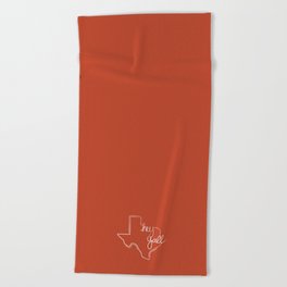 hey y'all – inverse Beach Towel