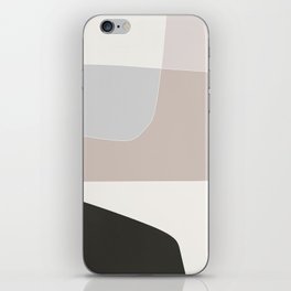 Modern Neutral Tones Pattern iPhone Skin