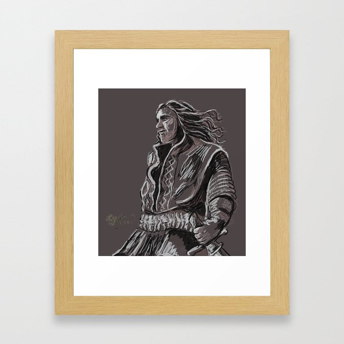 There is one i can follow, there is one i could call king... Framed Art Print