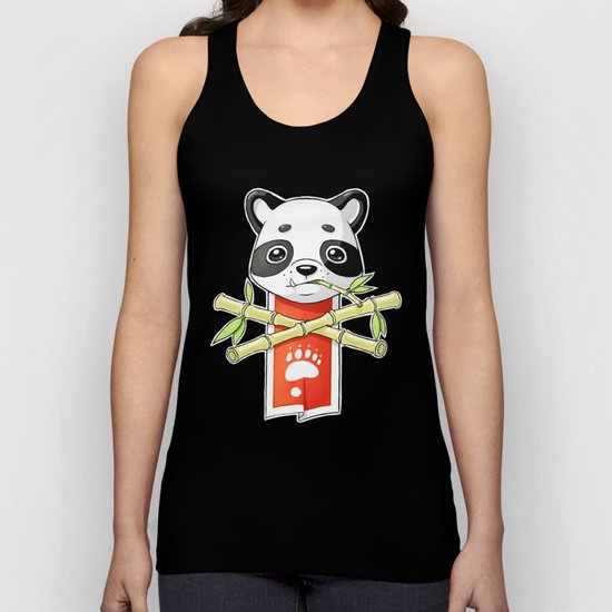Panda Banner Unisex Tank Top