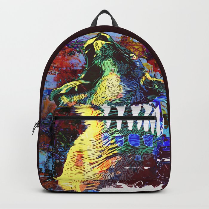 Lion yawn Backpack