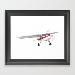 Red Cessna 152 Framed Art Print