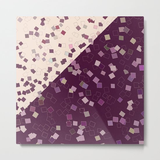 Cubic pattern Metal Print