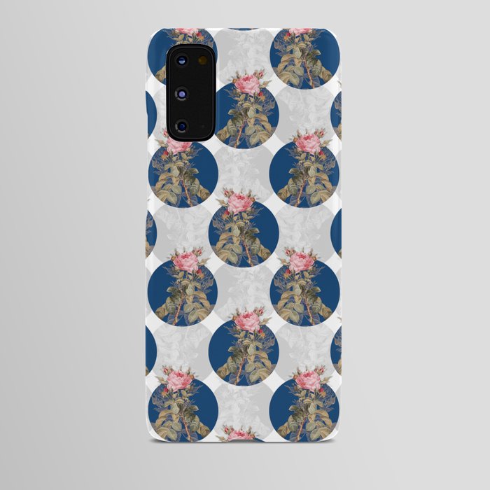 Lelieur's Four Seasons Rose Pattern on White Android Case