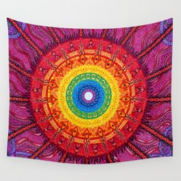 Eye of the Chakra Storm Wall Tapestry