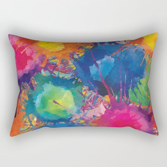 Color explosion Rectangular Pillow