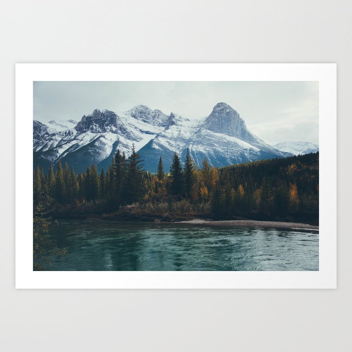 mountain river Art Print