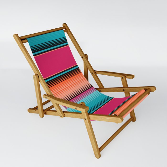 Teal online sling chair