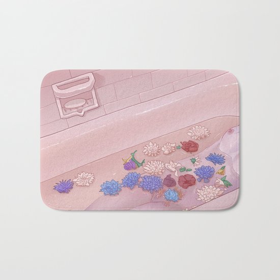 Flower Bath 9 Bath Mat