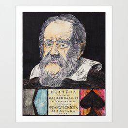 Galileo's Trial Art Print