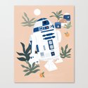 "Keep Calm and Droid On - R2-D2" by Maggie Stephenson Canvas Print