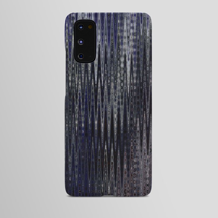 Dark Purple Abstract Line Design Android Case