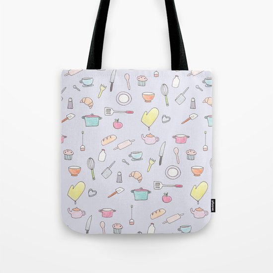 Cooking Pattern Tote Bag
