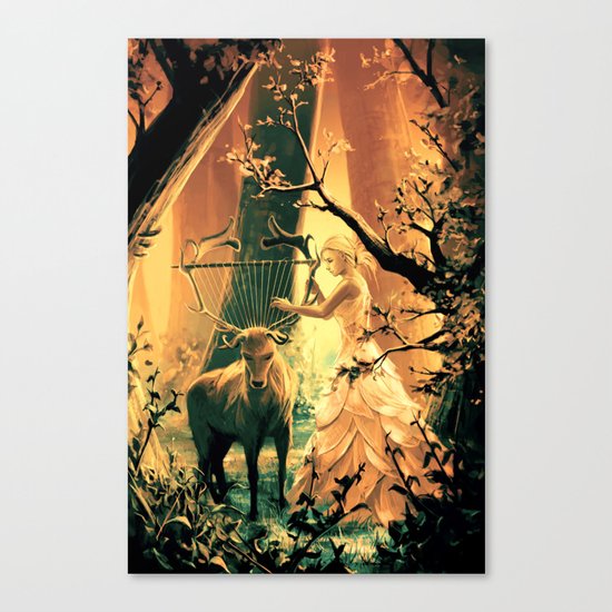Feral Strings Canvas Print