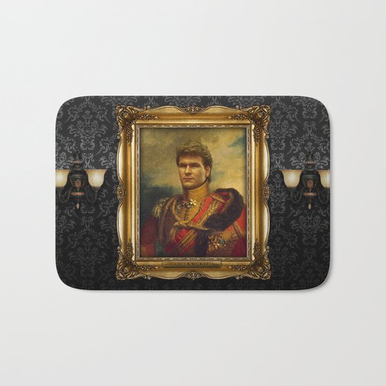 Patrick Swayze - replaceface Bath Mat