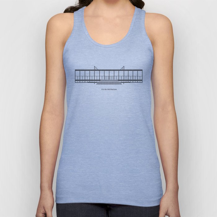 Mies - A is for Architecture Tank Top