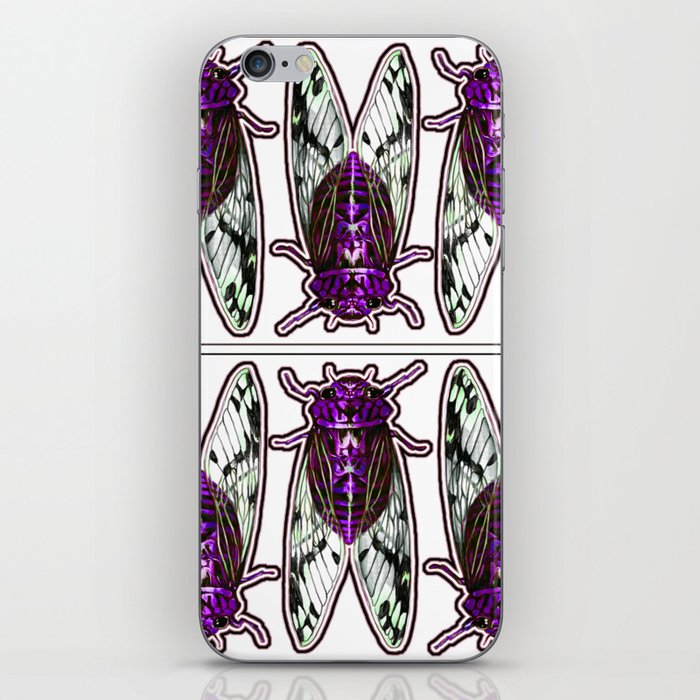 Purple Cicadas iPhone Skin