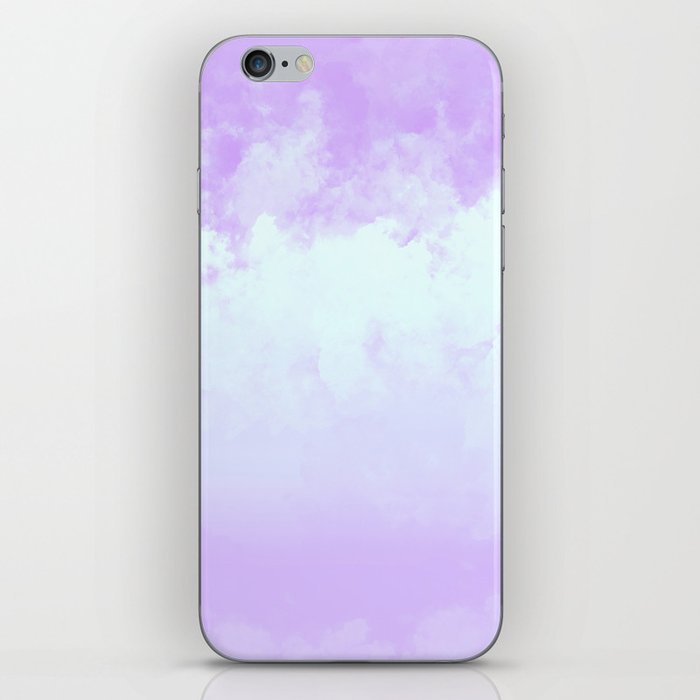 Pastel lavender sky iPhone Skin