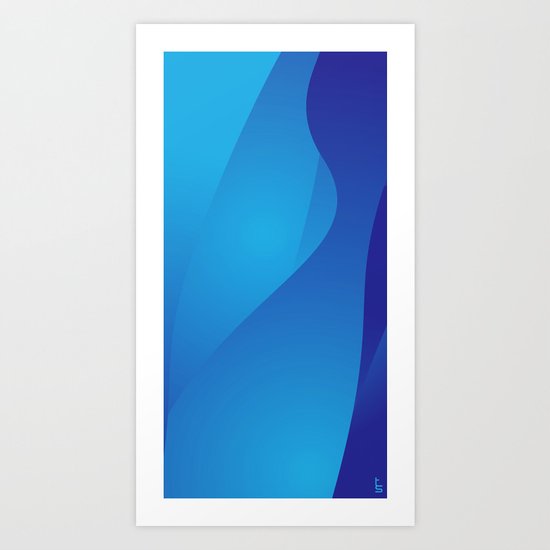 The Tonal Blues Art Print