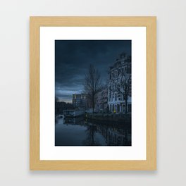 Dutch Architecture In Amsterdam Picture | City Houses In Holland Art Print | Europe Travel Photography Art Print Framed Art Print