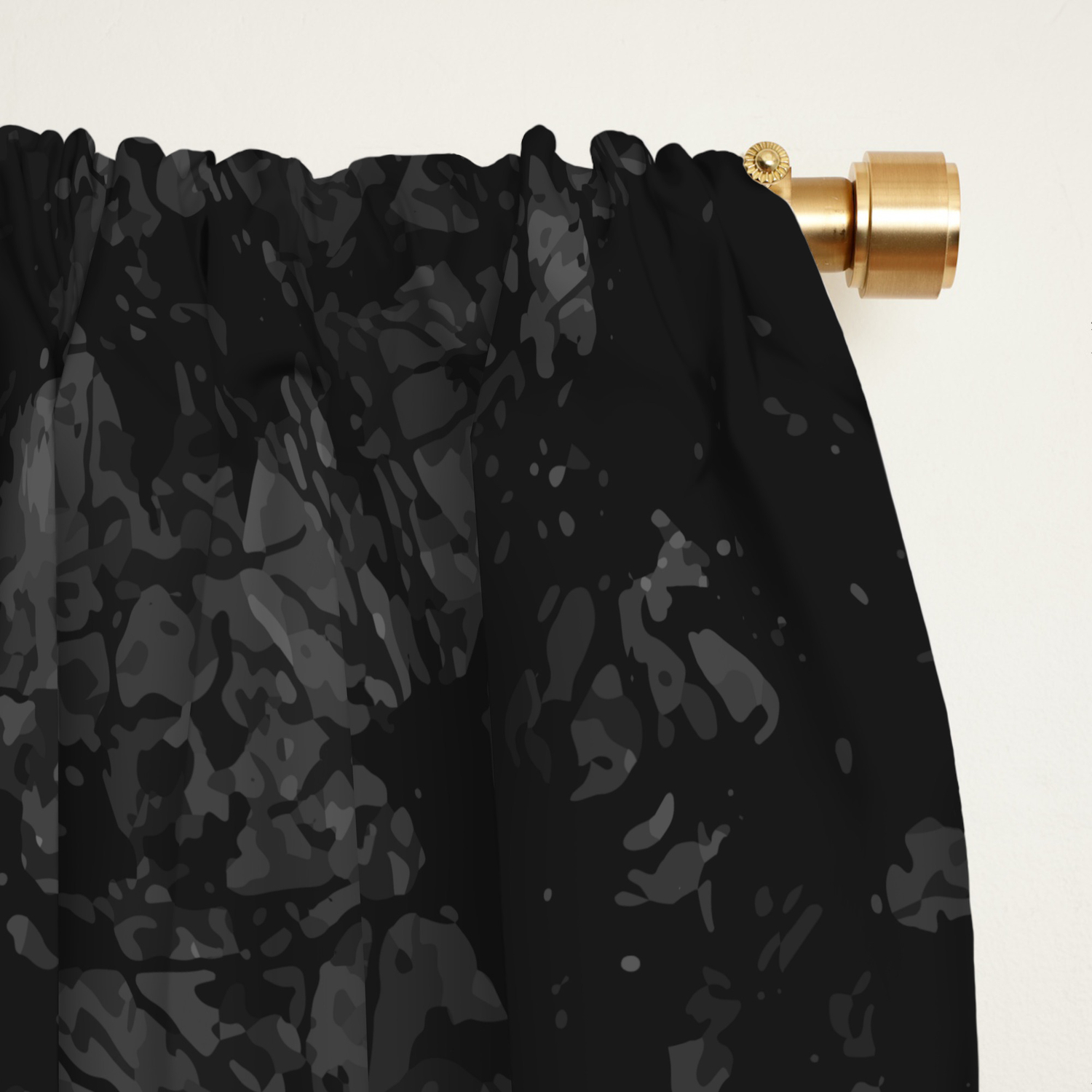 Luxury Black Marble Blackout Curtain By Mydream Society6