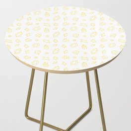 Yellow Gems Pattern Side Table