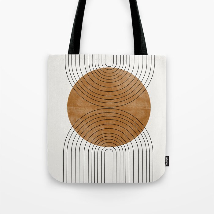 Abstract Flow / Recessed Framed  Tote Bag