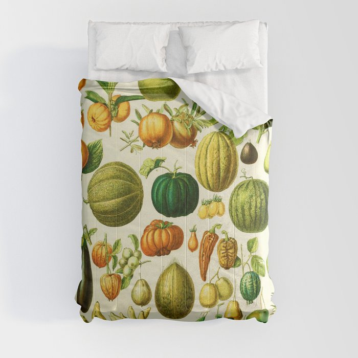 Adolphe Millot "Fruits" 2. Comforter