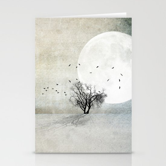 Only the Moon Knows Stationery Cards