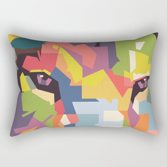 Lion Rectangular Pillow