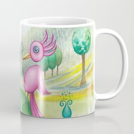 2 cute pink birds in a tree Coffee Mug