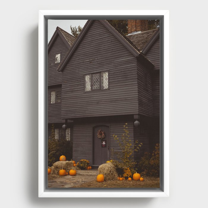 The Witch House - Salem, MA Framed Canvas