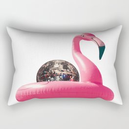 Disco Flamingo Rectangular Pillow
