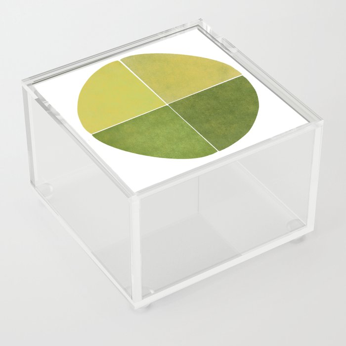 Abstract Citrus Sun  Acrylic Box
