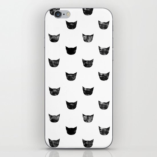 Black Cat iPhone & iPod Skin